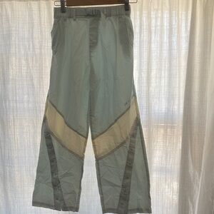 Zara Sea foam Green and Cream Kids Track Joggers 100% cotton